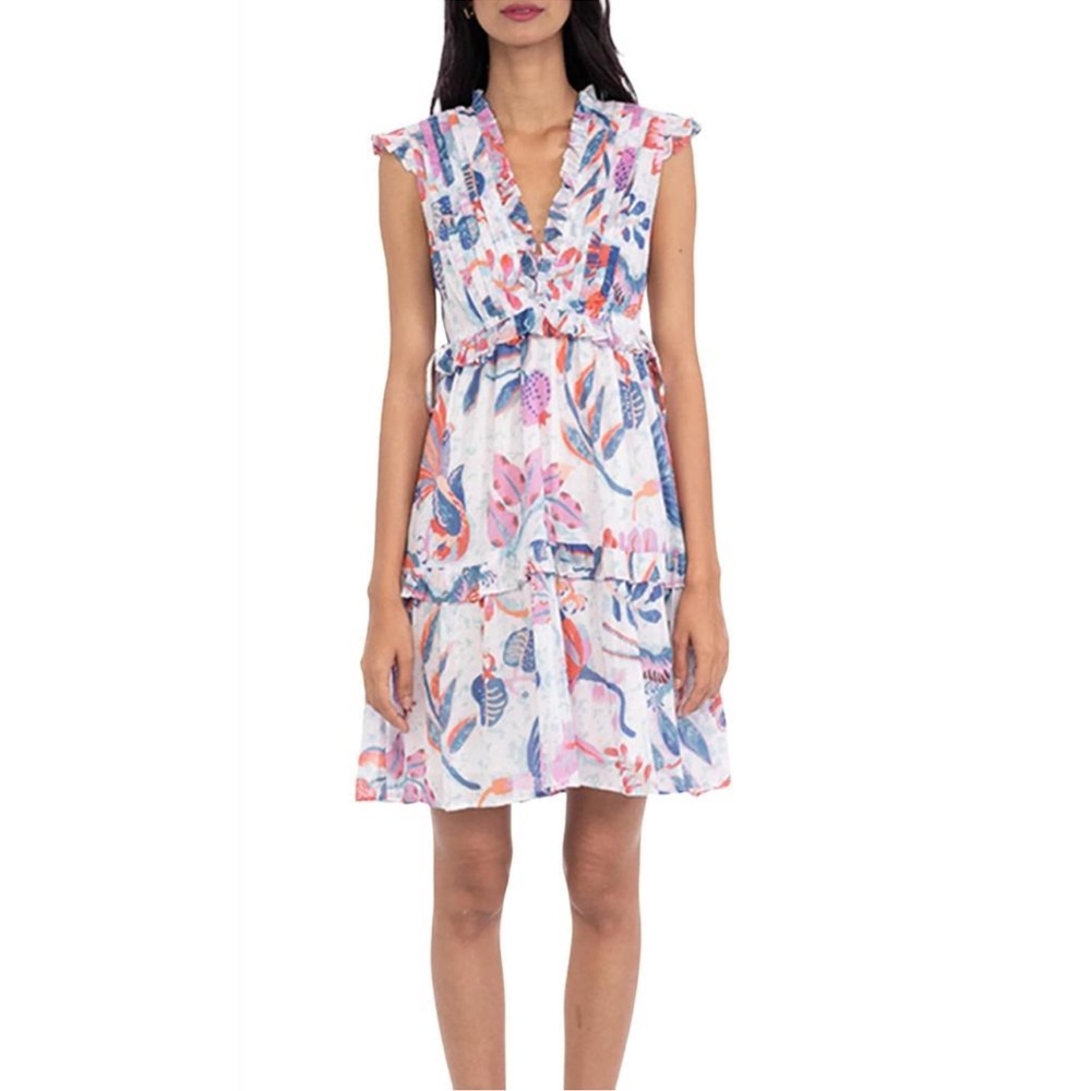 Banjanan XS NWT Sleeveless Chandra Dress in Muse Pool Pattern